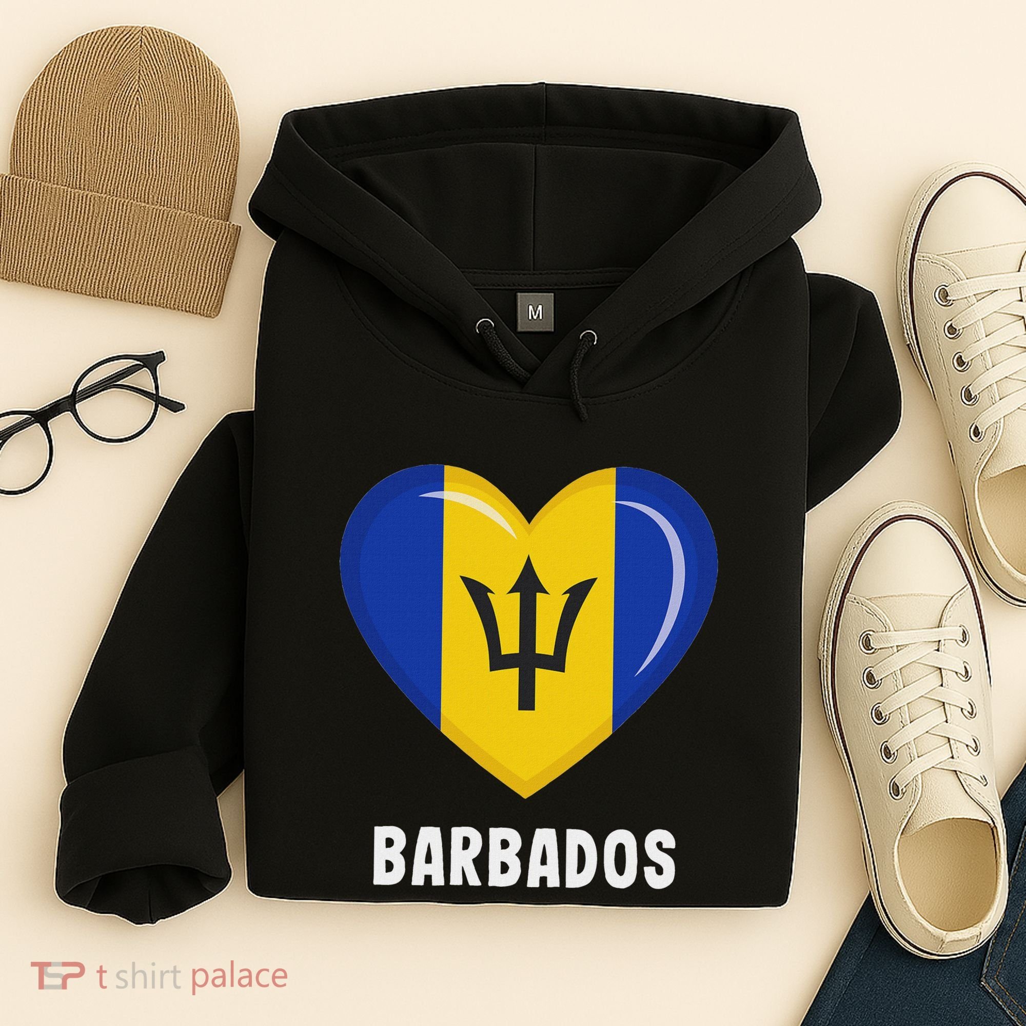 Barbados Flag Jersey Barbadian Hoodie