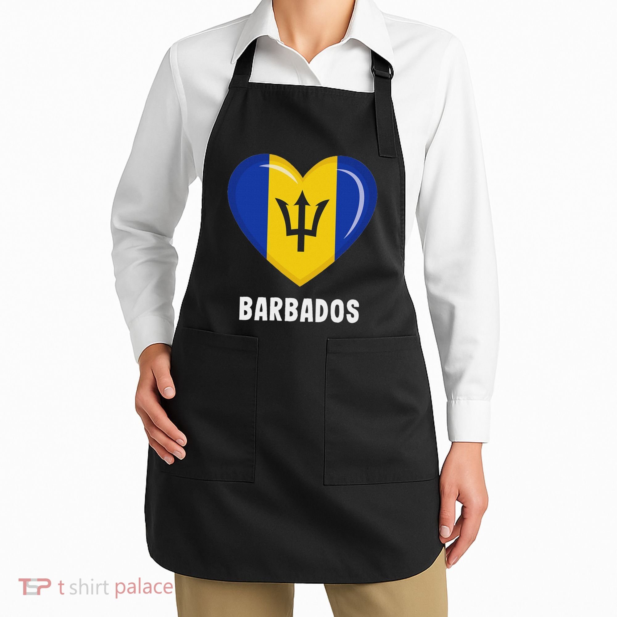 Barbados Flag Jersey Barbadian Apron