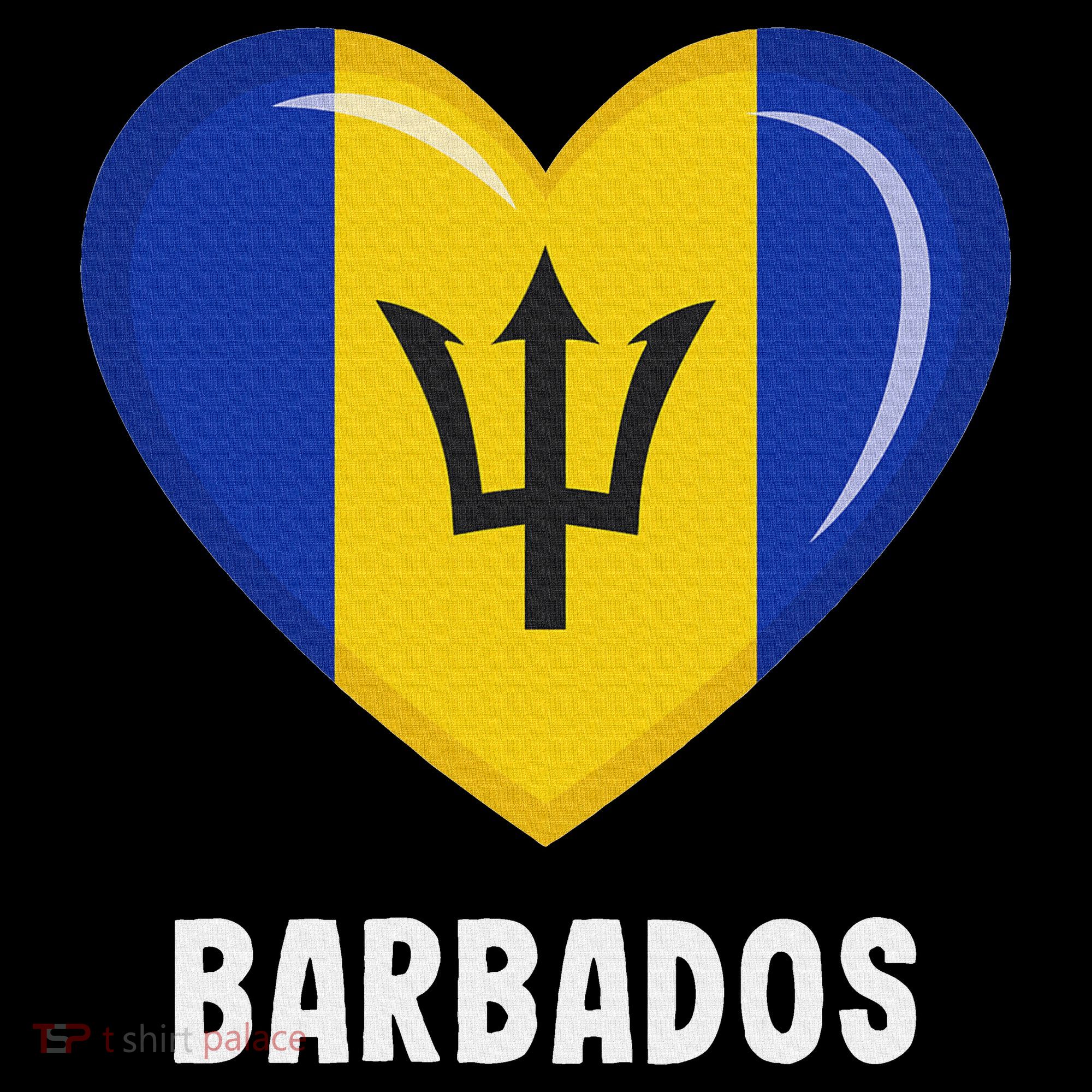 Barbados Flag Jersey Barbadian Women's Hoodie