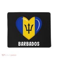 Barbados Flag Jersey Barbadian Mousepad thumb 0