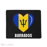 Barbados Flag Jersey Barbadian Mousepad thumb 0