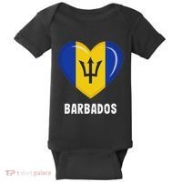 Barbados Flag Jersey Barbadian Baby Bodysuit thumb 0
