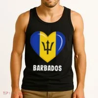 Barbados Flag Jersey Barbadian Tank Top thumb 3