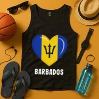Barbados Flag Jersey Barbadian Tank Top thumb 4