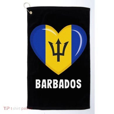 Barbados Flag Jersey Barbadian Golf Towel