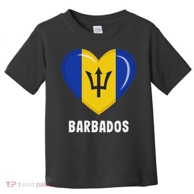 Barbados Flag Jersey Barbadian Toddler T-Shirt
