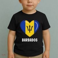 Barbados Flag Jersey Barbadian Toddler T-Shirt thumb 2