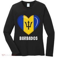 Barbados Flag Jersey Barbadian Women's Long Sleeve Shirt thumb 0