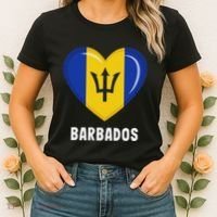 Barbados Flag Jersey Barbadian Women's T-Shirt thumb 2