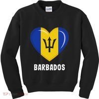 Barbados Flag Jersey Barbadian Kids Sweatshirt thumb 0