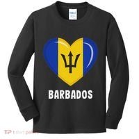 Barbados Flag Jersey Barbadian Kids Long Sleeve Shirt thumb 0