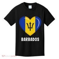 Barbados Flag Jersey Barbadian Kids T-Shirt thumb 0