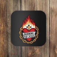 Burning For Jesus Heart Coaster thumb 0