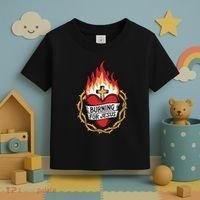 Burning For Jesus Heart Toddler T-Shirt thumb 3