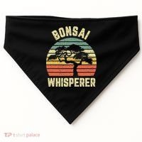 Bonsai Funny Japanese Bonsai Tree Whisperer Gift USA-Made Doggie Bandana thumb 0