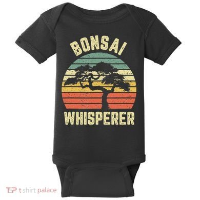 Bonsai Funny Japanese Bonsai Tree Whisperer Gift Baby Bodysuit