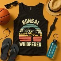 Bonsai Funny Japanese Bonsai Tree Whisperer Gift Tank Top thumb 4