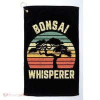 Bonsai Funny Japanese Bonsai Tree Whisperer Gift Golf Towel thumb 0