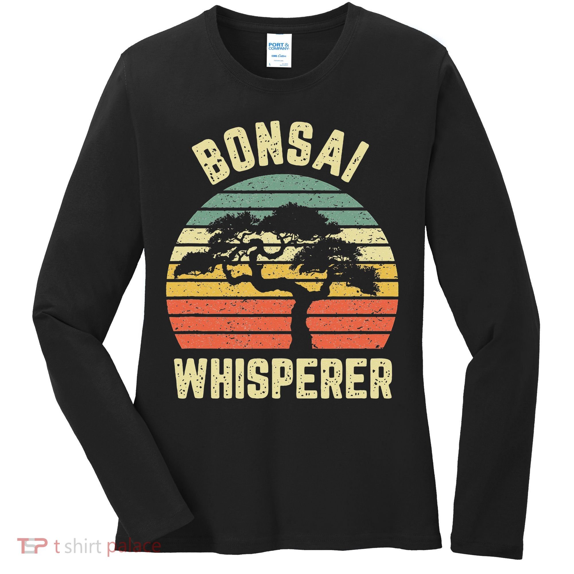 Bonsai Funny Japanese Bonsai Tree Whisperer Gift Women's Long Sleeve Shirt