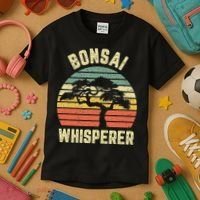 Bonsai Funny Japanese Bonsai Tree Whisperer Gift Kids T-Shirt thumb 3