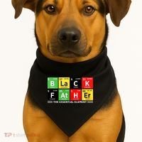 Black Father Juneteenth Essential Element USA-Made Doggie Bandana thumb 1