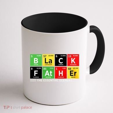 Black Father Juneteenth Essential Element Coffee Mug back