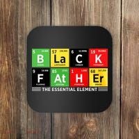 Black Father Juneteenth Essential Element Coaster thumb 0
