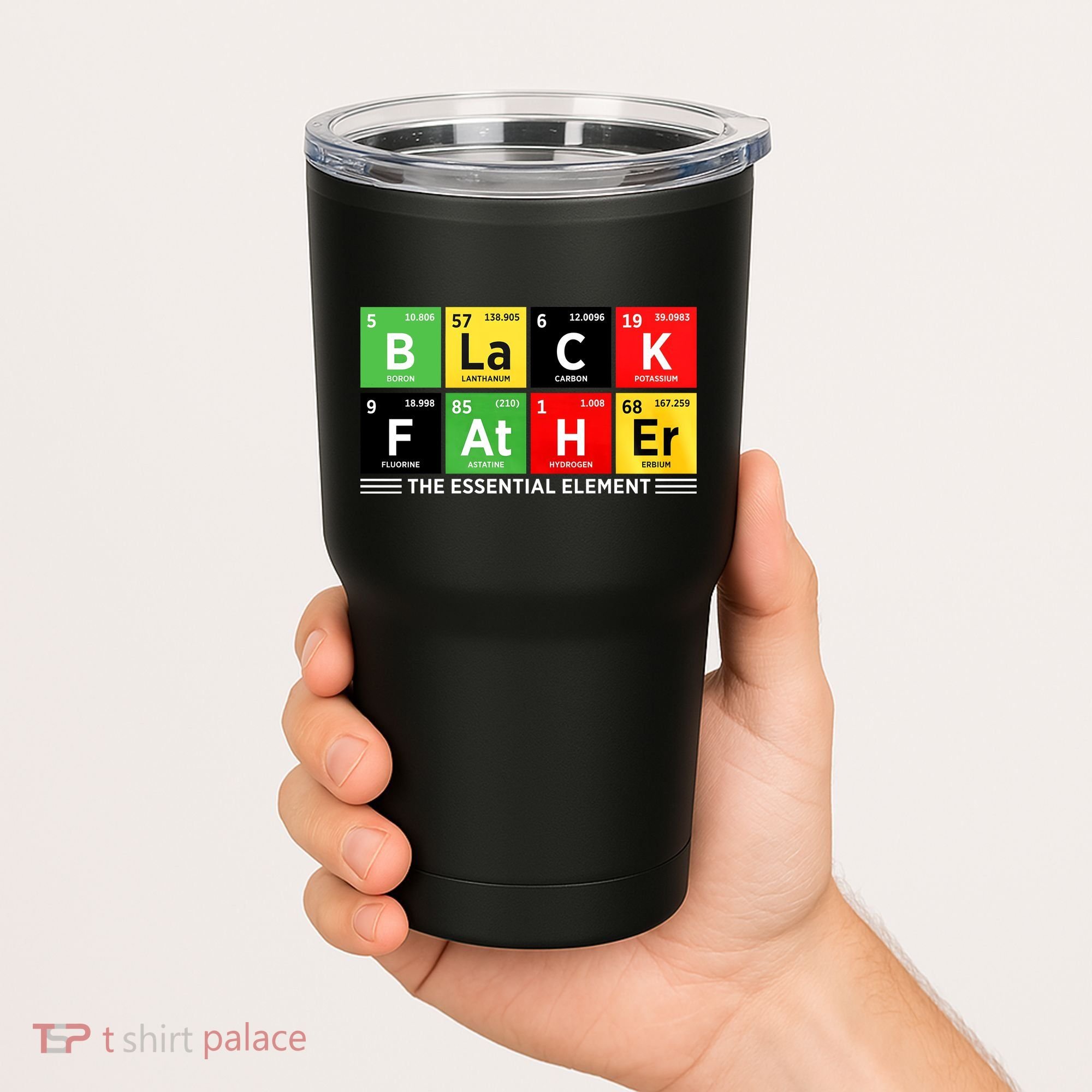 Black Father Juneteenth Essential Element Tumbler