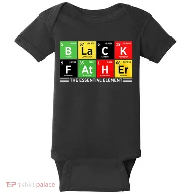 Black Father Juneteenth Essential Element Baby Bodysuit