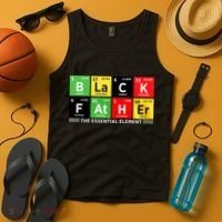 Black Father Juneteenth Essential Element Tank Top thumb 4