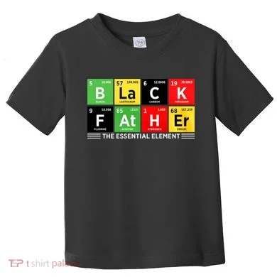 Black Father Juneteenth Essential Element Toddler T-Shirt