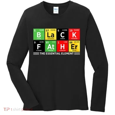 Black Father Juneteenth Essential Element Women's Long Sleeve Shirt