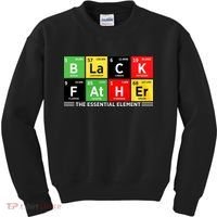 Black Father Juneteenth Essential Element Kids Sweatshirt thumb 0