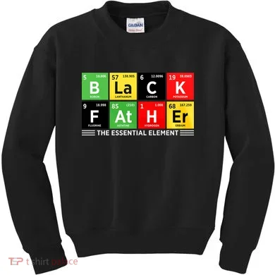 Black Father Juneteenth Essential Element Kids Sweatshirt