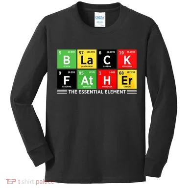 Black Father Juneteenth Essential Element Kids Long Sleeve Shirt