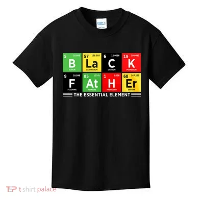 Black Father Juneteenth Essential Element Kids T-Shirt