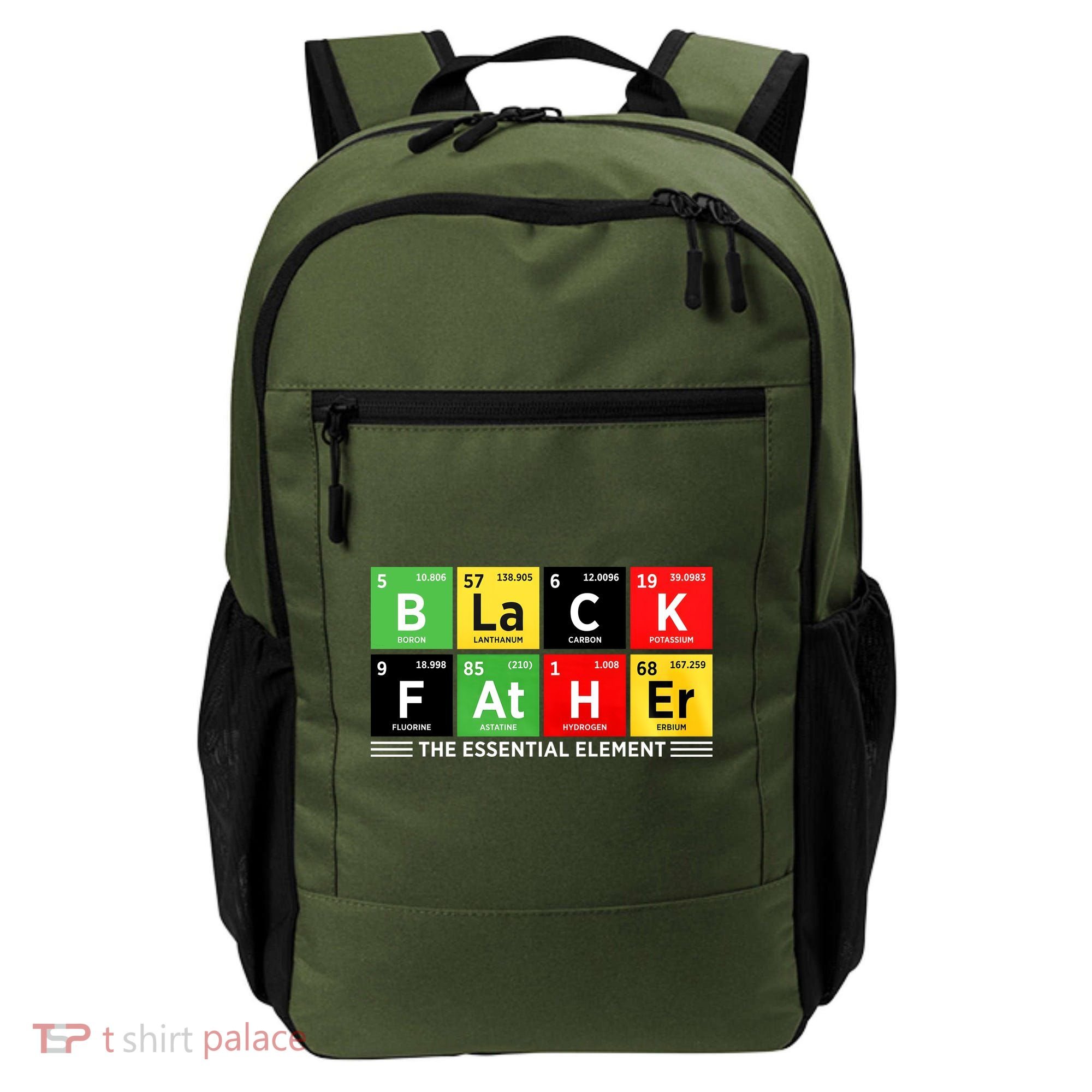 Black Father Juneteenth Essential Element Backpack