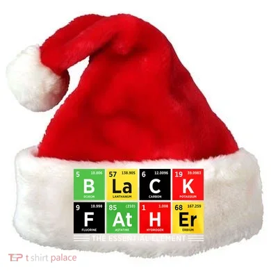 Black Father Juneteenth Essential Element Santa Hat