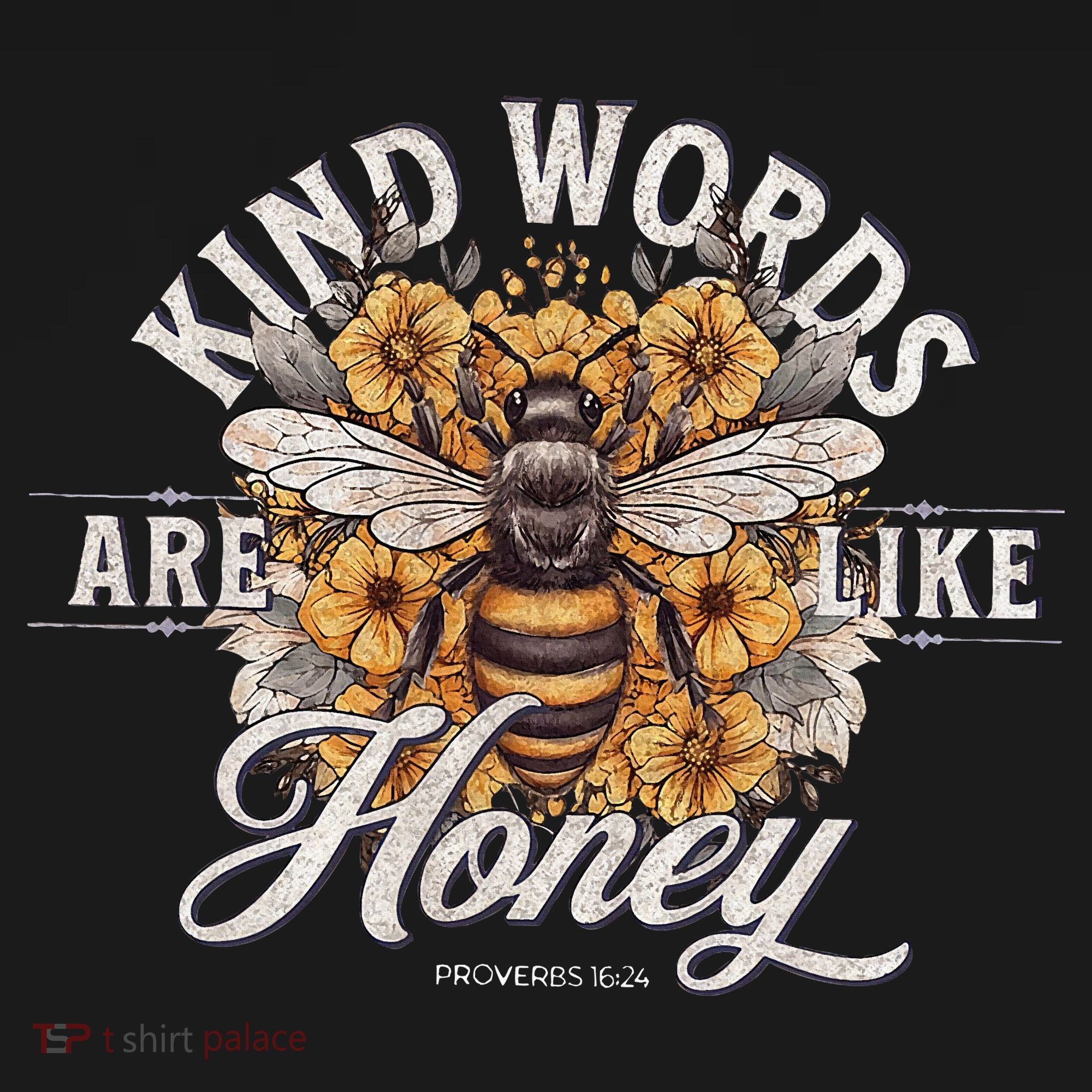 Bee Flowers Kind Words Are Like Honey Women's Tank Top