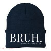 Bruh Formerly Known As Mom Mama Mommy Mom Bruh Mothers Day Beanie thumb 0