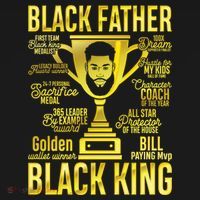 Black Father King Father's Day Juneteenth Black Dad Papa Gift Ornament thumb 1