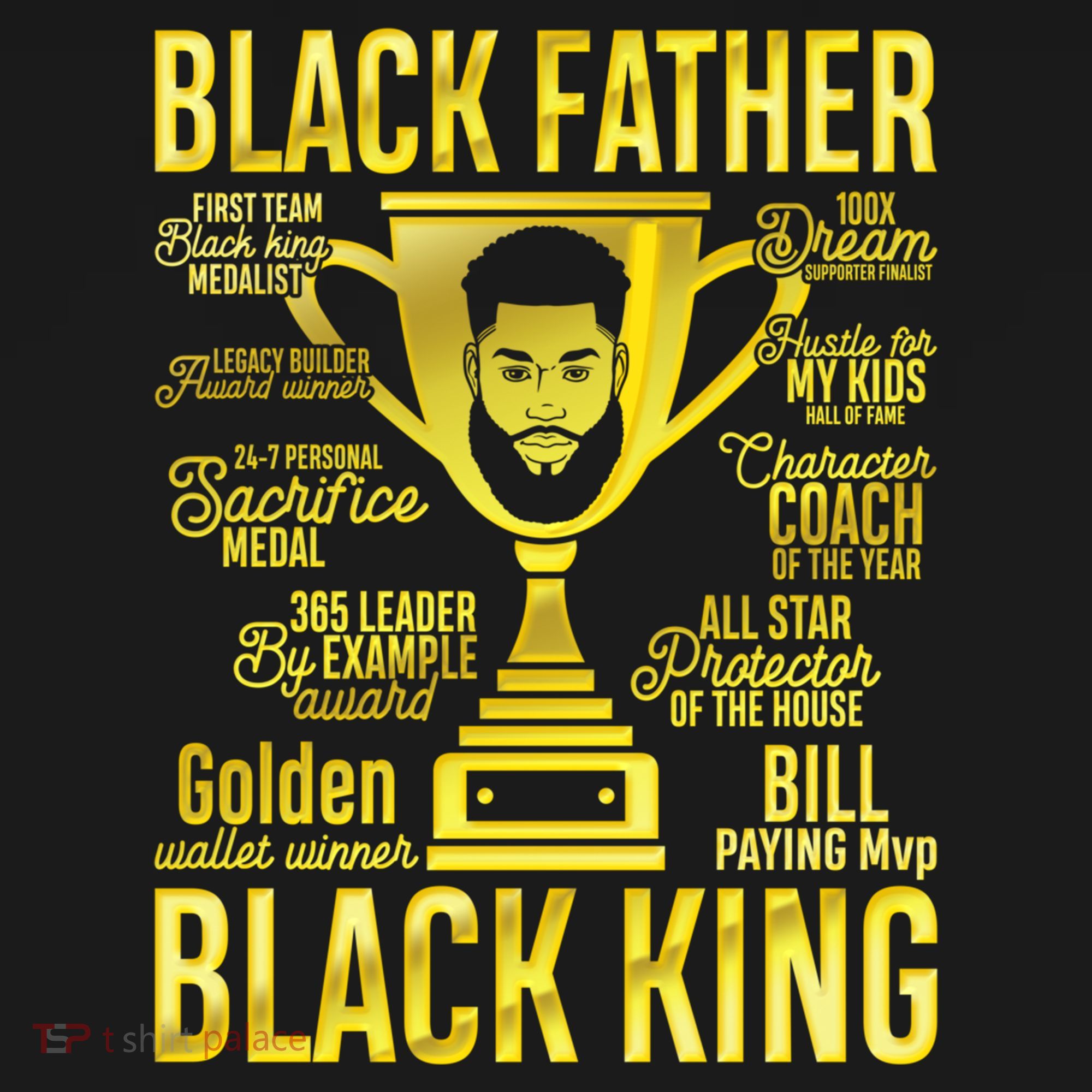 Black Father King Father's Day Juneteenth Black Dad Papa Gift Ornament
