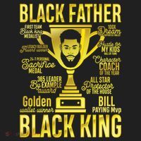 Black Father King Father's Day Juneteenth Black Dad Papa Gift Hat thumb 2