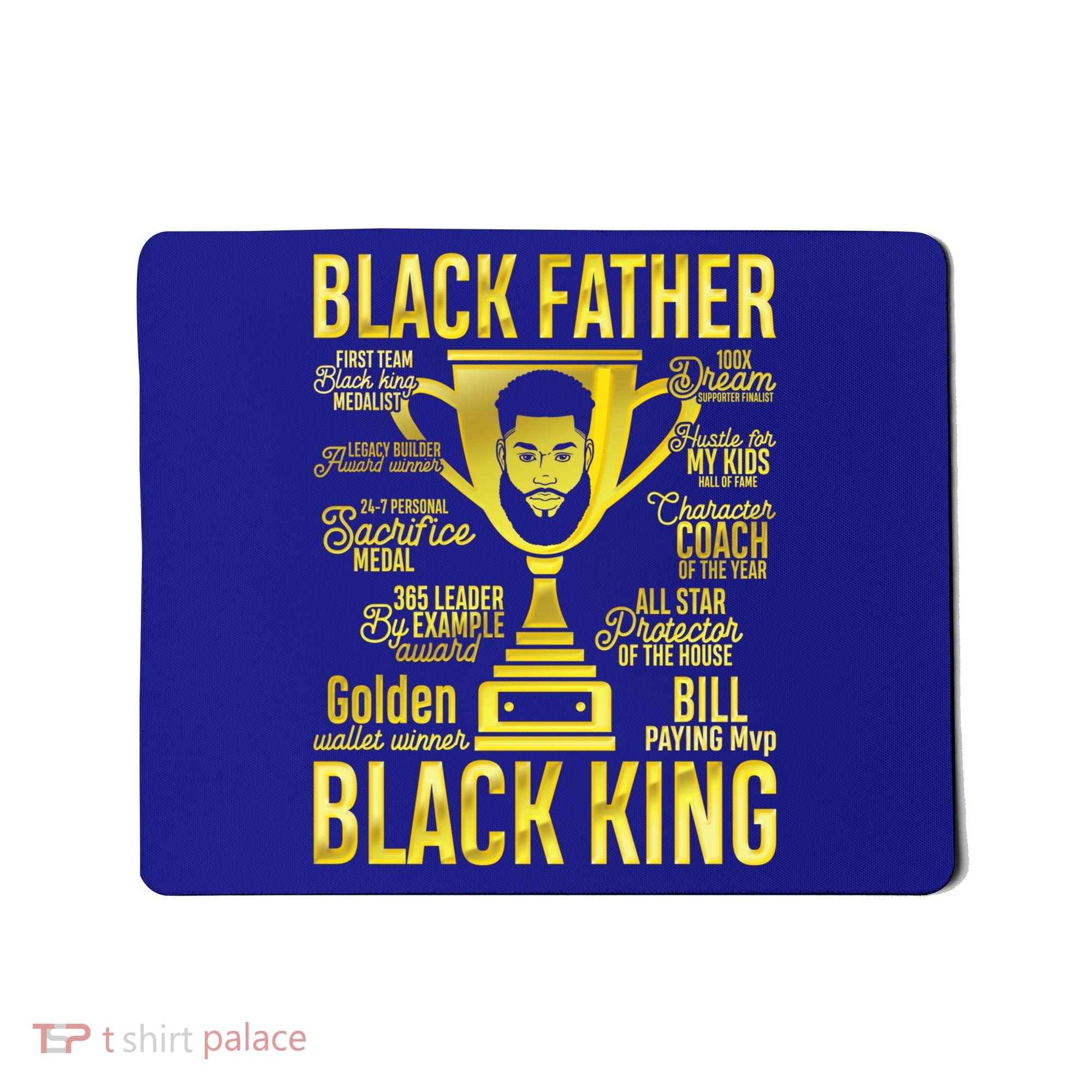 Black Father King Father's Day Juneteenth Black Dad Papa Gift Mousepad