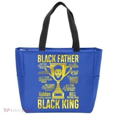 Black Father King Father's Day Juneteenth Black Dad Papa Gift Tote Bag