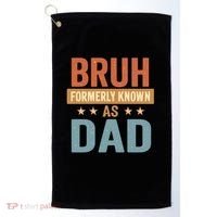 Bruh Formerly Known as Dad Golf Towel thumb 0