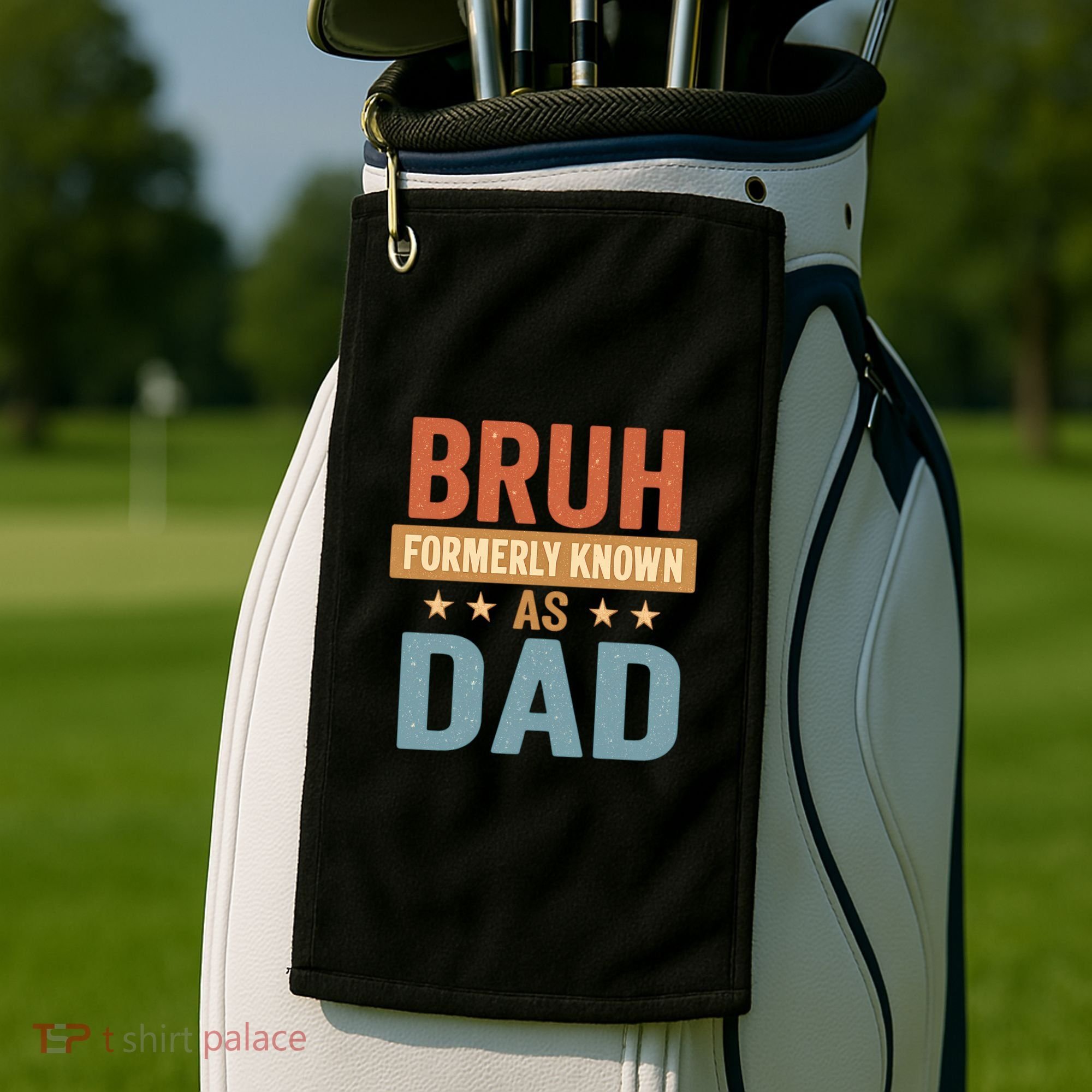 Bruh Formerly Known as Dad Golf Towel