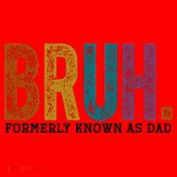 Bruh Formerly Known As Dad Father's Day Santa Hat thumb 1