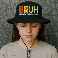 Bruh Formerly Known As Mom Funny MotherS Day Bucket Hat thumb 3