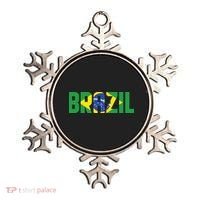 Brazil Flag Lettering Bold Graphic Apparel Ornament thumb 0